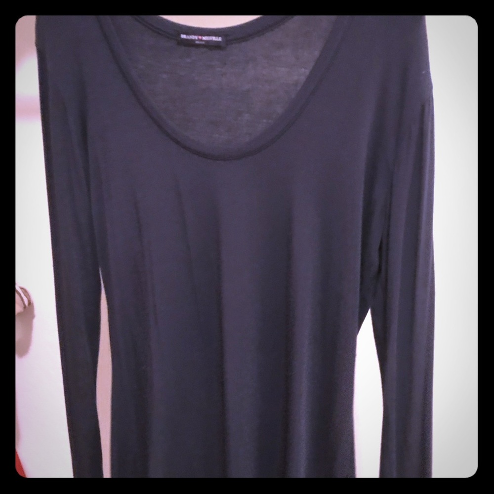 Navy blue brandy Melville shirt
